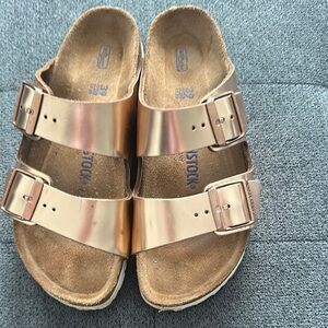 Birkenstock womens Rose Gold Sandals